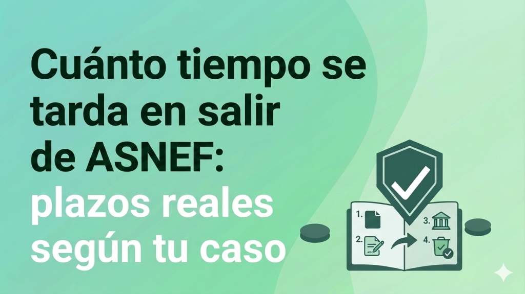 cuánto tiempo se tarda en salir de asnef