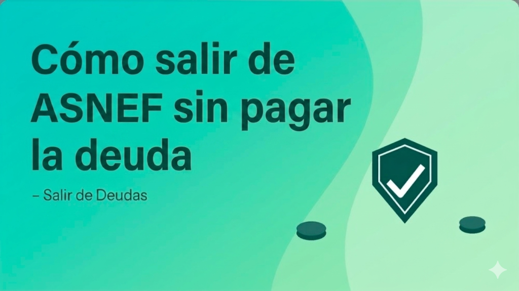 Cómo salir de ASNEF sin pagar la deuda
