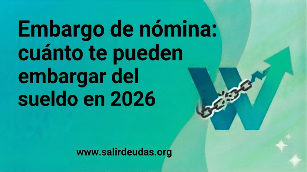 Embargo de nómina: cuánto te pueden embargar del sueldo en 2026