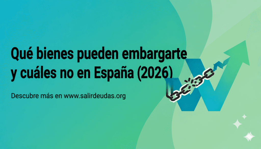 Qué bienes pueden embargarte y cuáles no en España (2026)