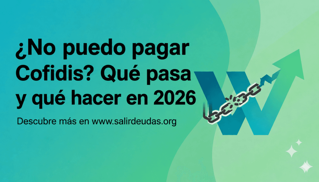 ¿No puedo pagar Cofidis? Qué pasa y qué hacer en 2026